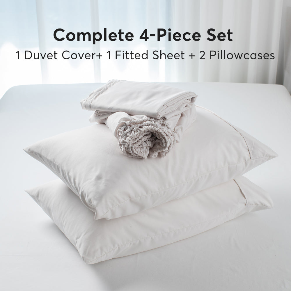 Kasentex Ultra Soft All Season Duvet Cover Bedding Set, Hypoallergenic and Breathable, Room Decor, Graduation Gifts