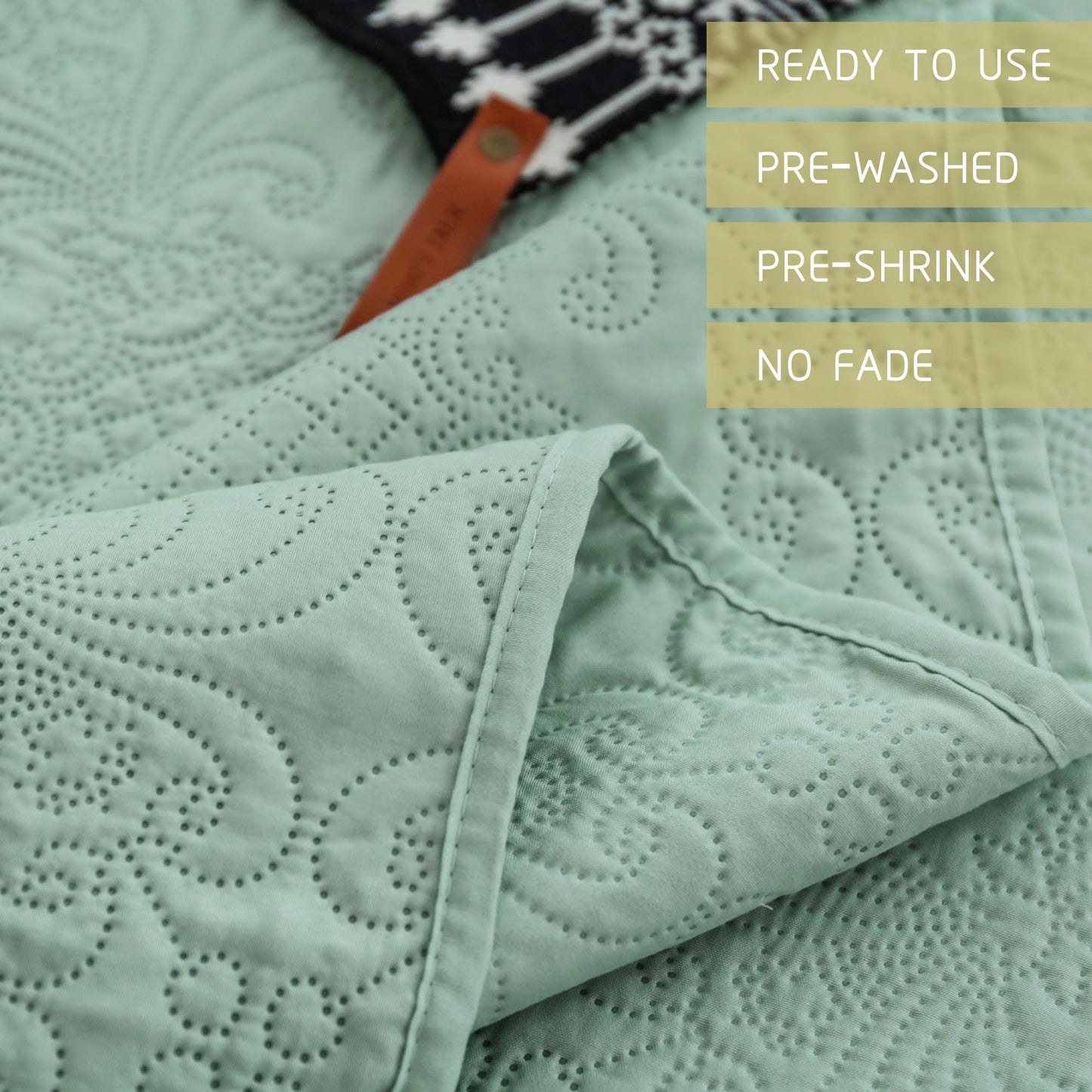 Kasentex Ultra Soft Floral Coverlet Quilt Bedding Set