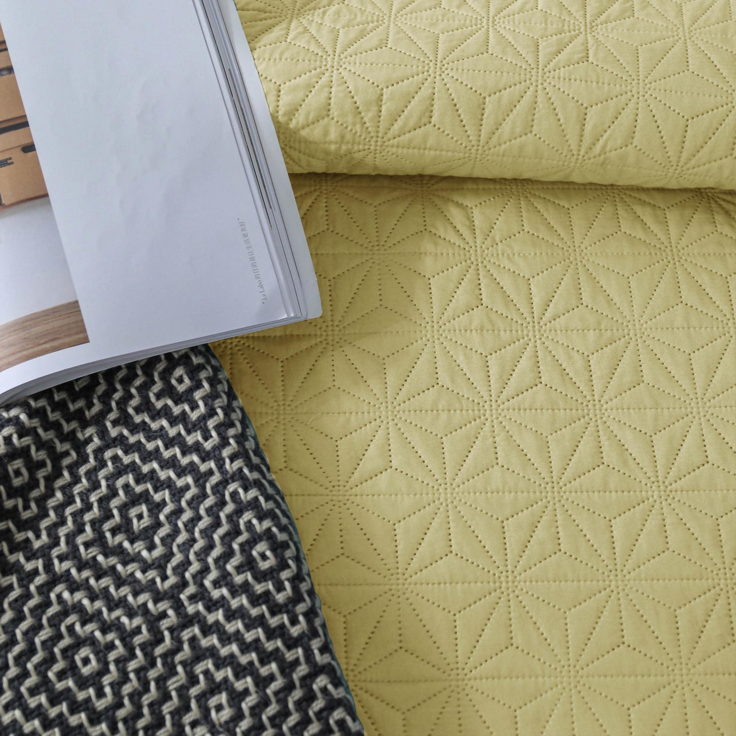 Kasentex Ultra Soft Star Contemporary Design Bedding Coverlet Set, Room Decor, Graduation Gifts