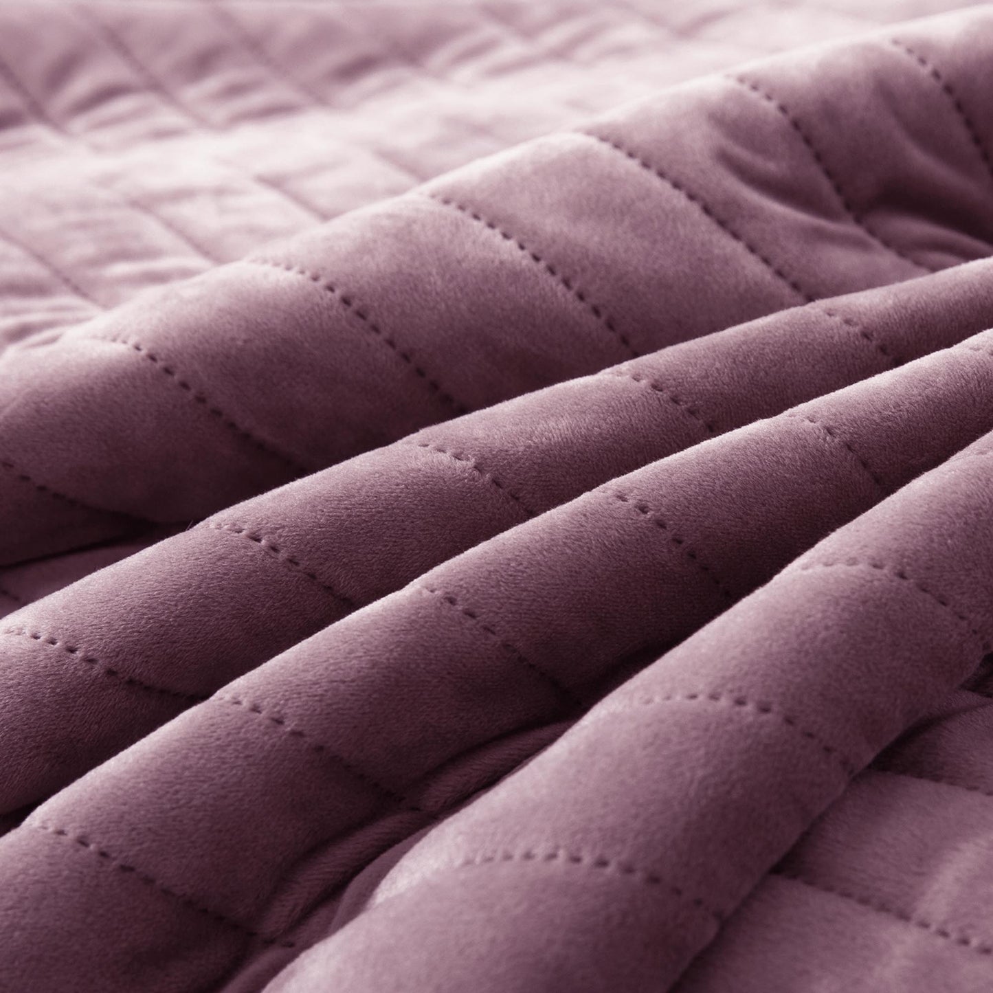 Kasentex Ultra Soft Plush Sherpa Lined Velvet Quilt Set, Queen, King