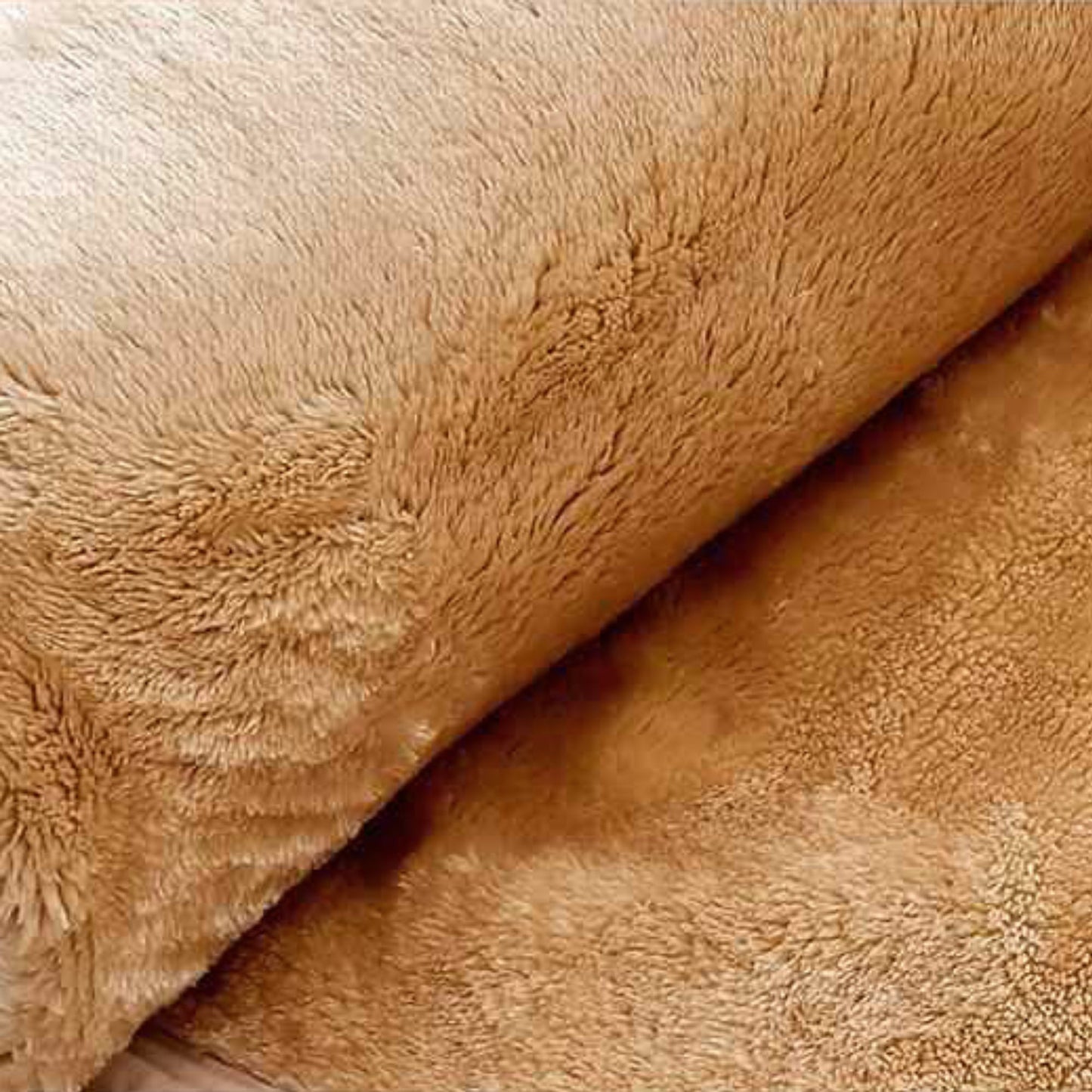 Kasentex Ultra Soft All Season Warm Fleece Throw Blanket, Beige or Brown
