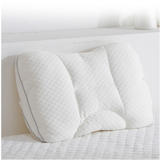 Kasentex Waterproof Foam Pillow, Medium Support Low Loft Slim Contour, White