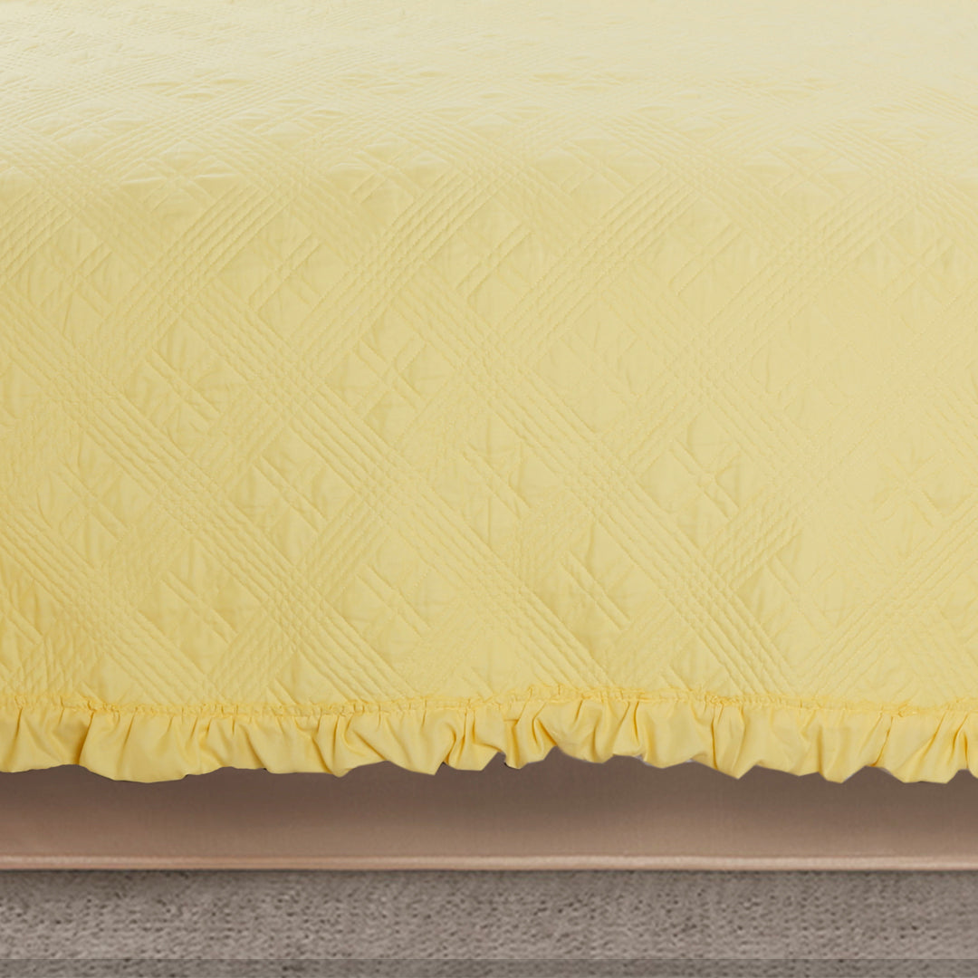 Kasentex All Season Cozy Diamond Design Quilt Set