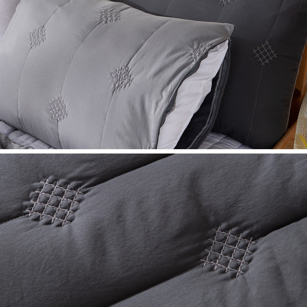 Kasentex Ultra Soft Lightweight All Season Quilt Bedspread Set, Room Decor, Graduation Gifts