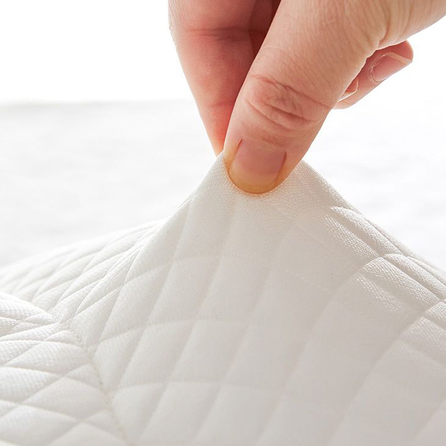 Kasentex Waterproof Foam Pillow, Medium Support Low Loft Slim Contour, White