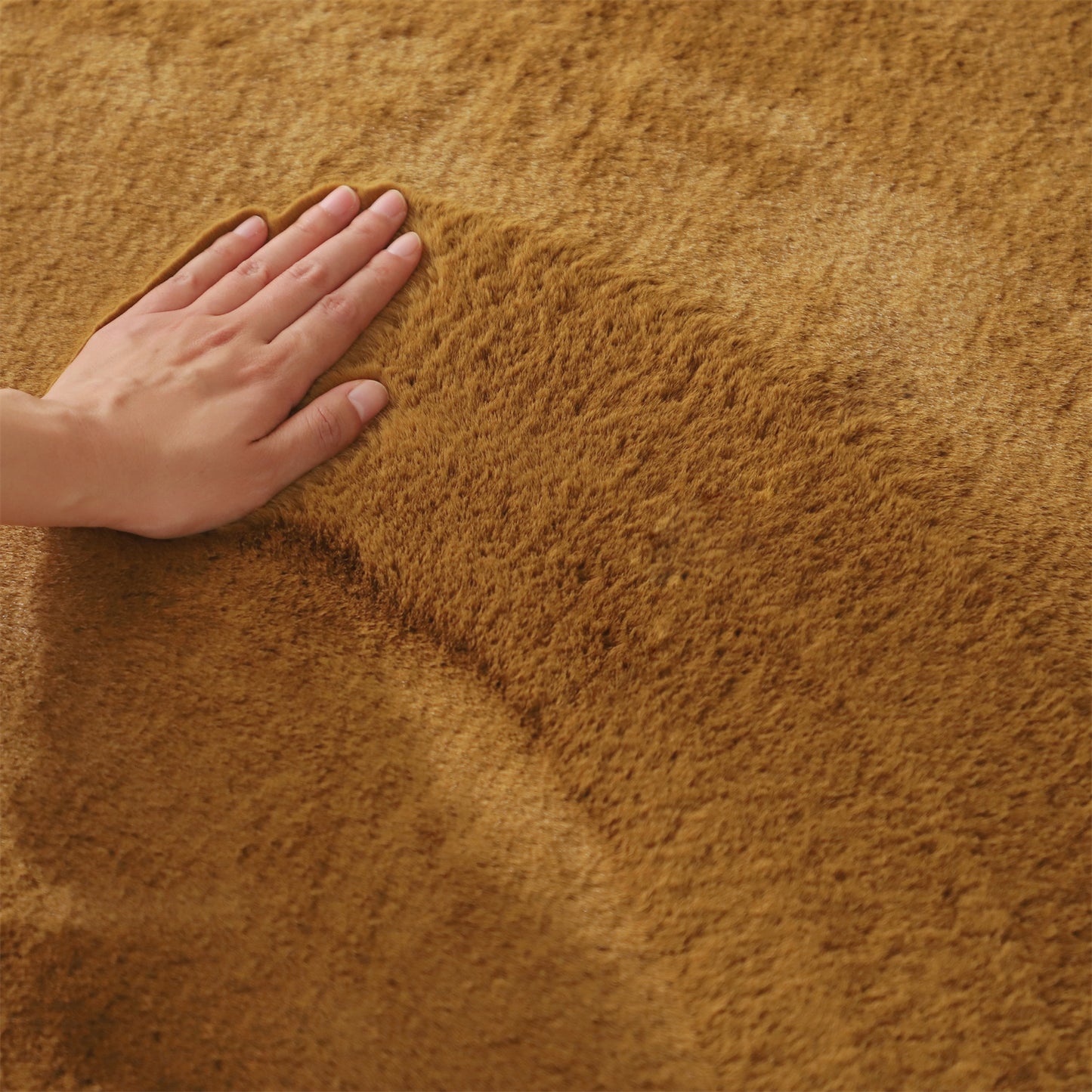 Kasentex Fluffy Elegant Faux Fur Area Rugs, Ultra Soft, Room Decor, Graduation Gifts, Fathers Day Gift, Mom Gift