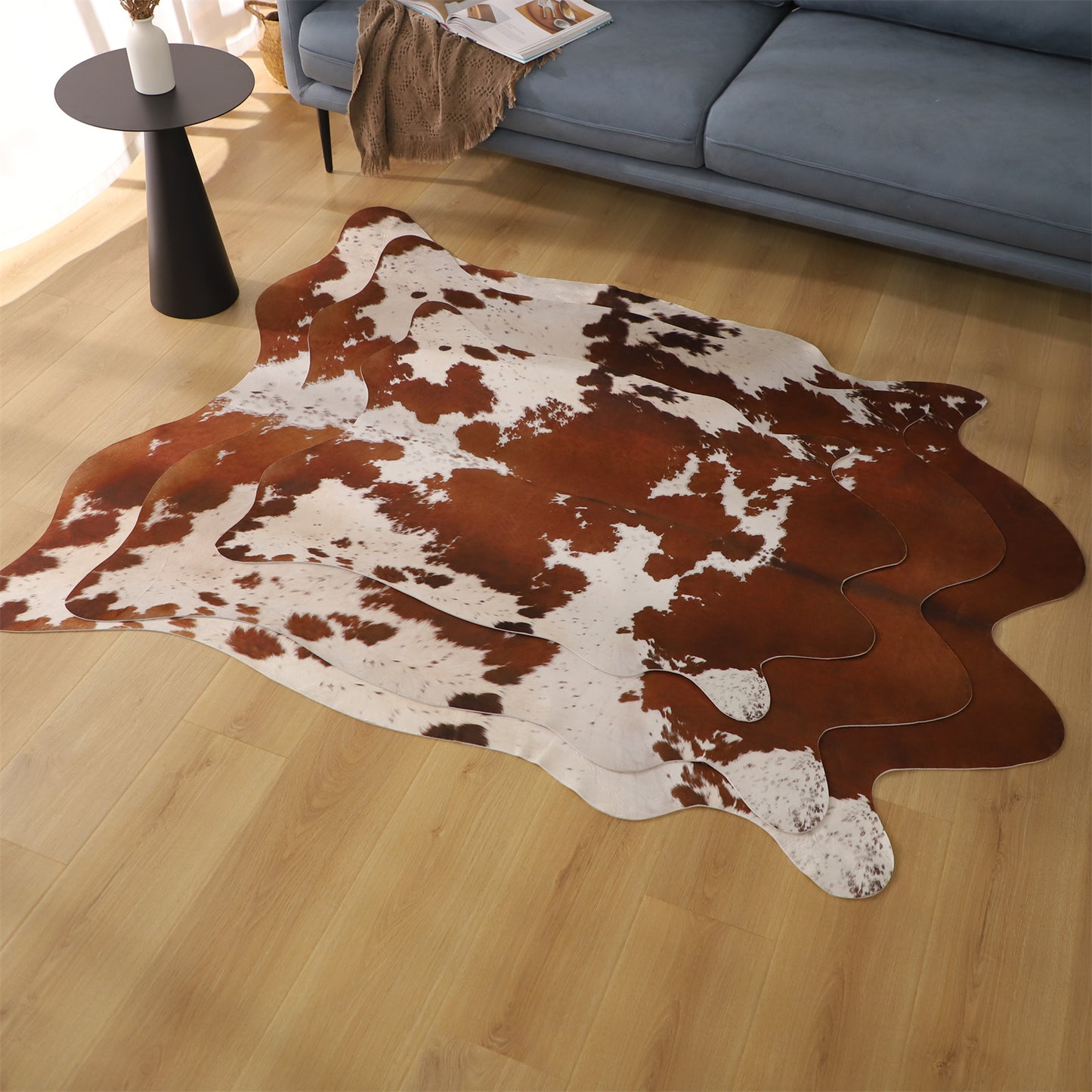 Kasentex Animal Print Area Rug, Country Western Style, Fathers Day Gift, Room Decor, Graduation Gifts