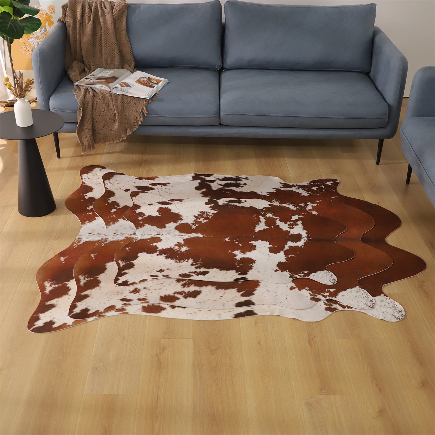 Kasentex Animal Print Area Rug, Country Western Style, Fathers Day Gift, Room Decor, Graduation Gifts