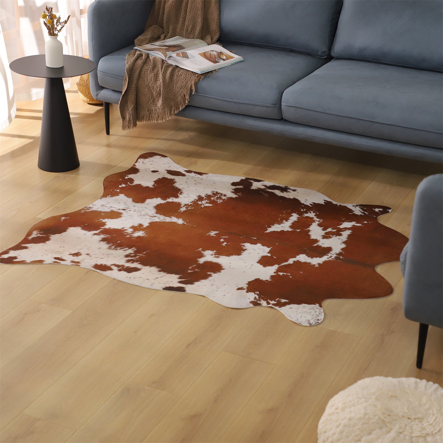 Kasentex Animal Print Area Rug, Country Western Style, Fathers Day Gift, Room Decor, Graduation Gifts