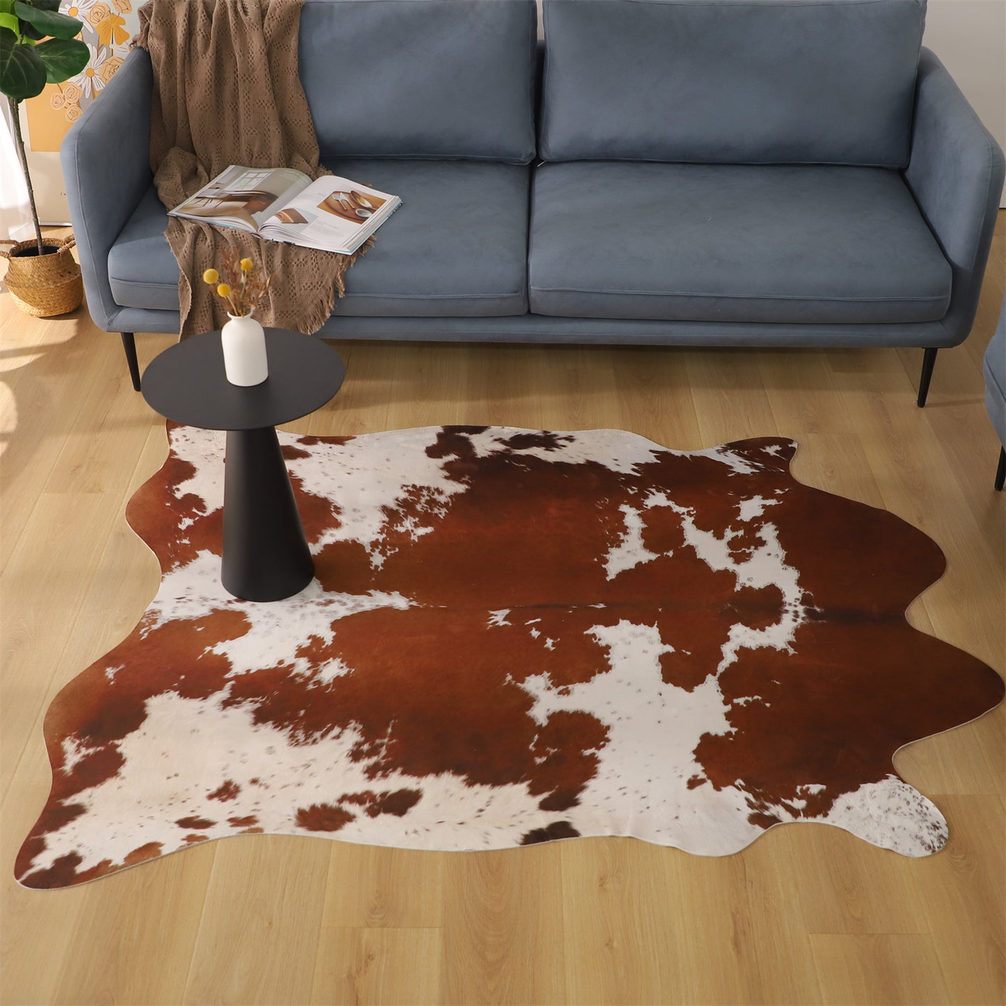 Kasentex Animal Print Area Rug, Country Western Style, Fathers Day Gift, Room Decor, Graduation Gifts
