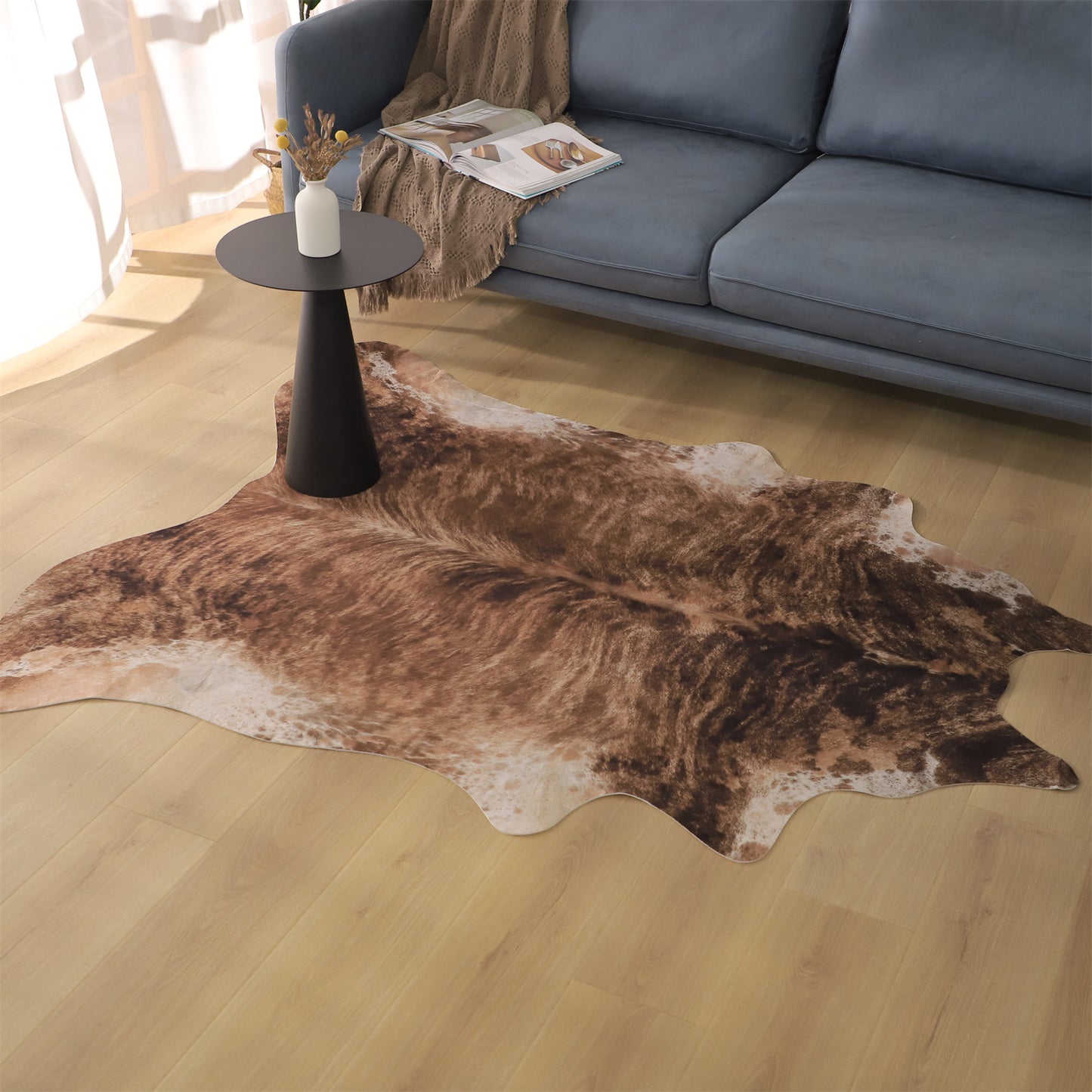 Kasentex Animal Print Area Rug, Country Western Style, Fathers Day Gift, Room Decor, Graduation Gifts