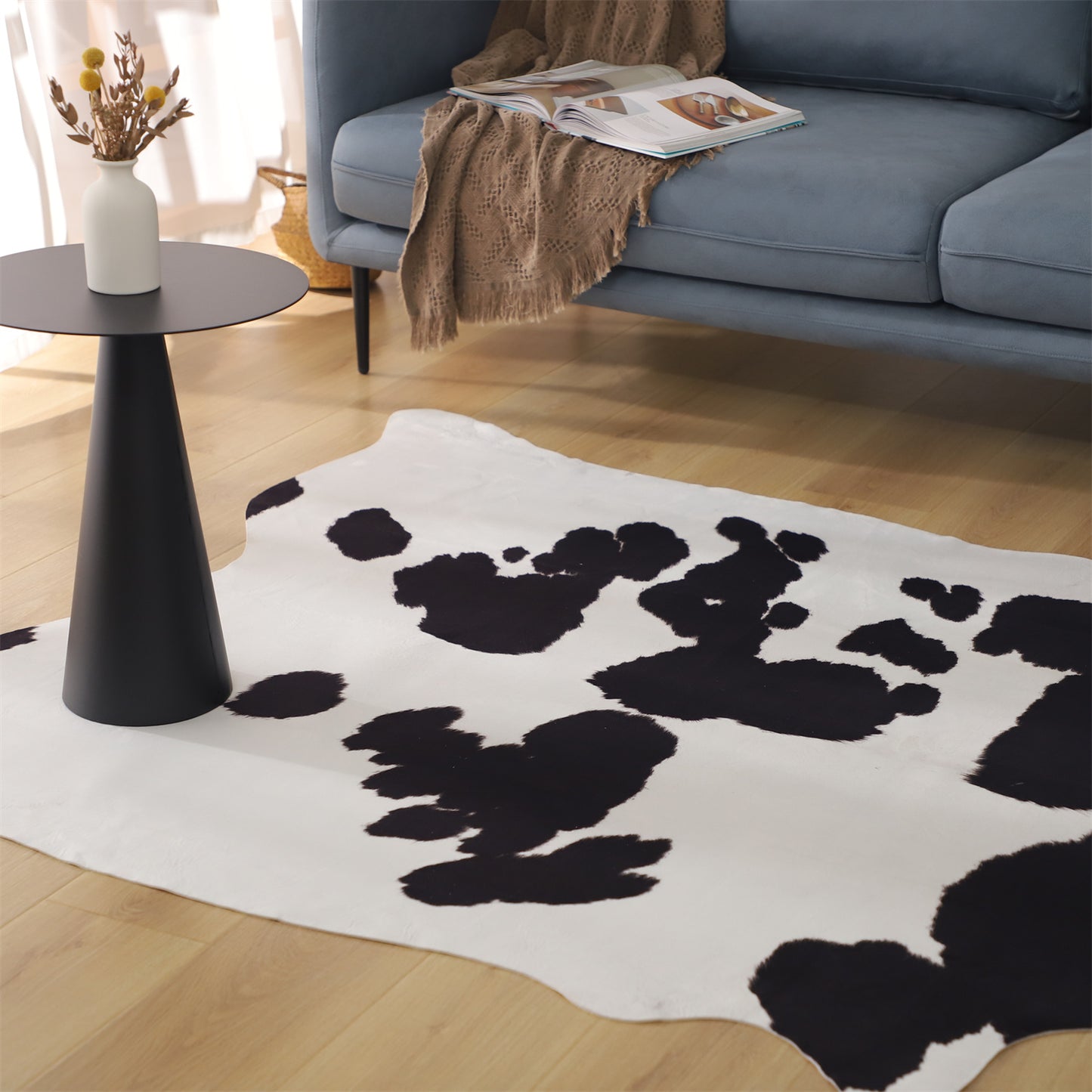 Kasentex Animal Print Area Rug, Country Western Style, Fathers Day Gift, Room Decor, Graduation Gifts