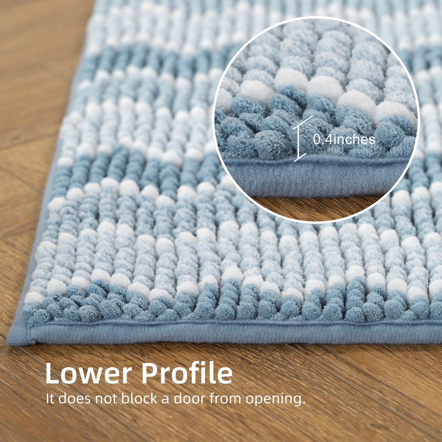Kasentex Soft Absorbent Durable Non-Slip Bathroom Rug Mat, Room Decor, Graduation Gifts, Fathers Day Gift, Mother Gift