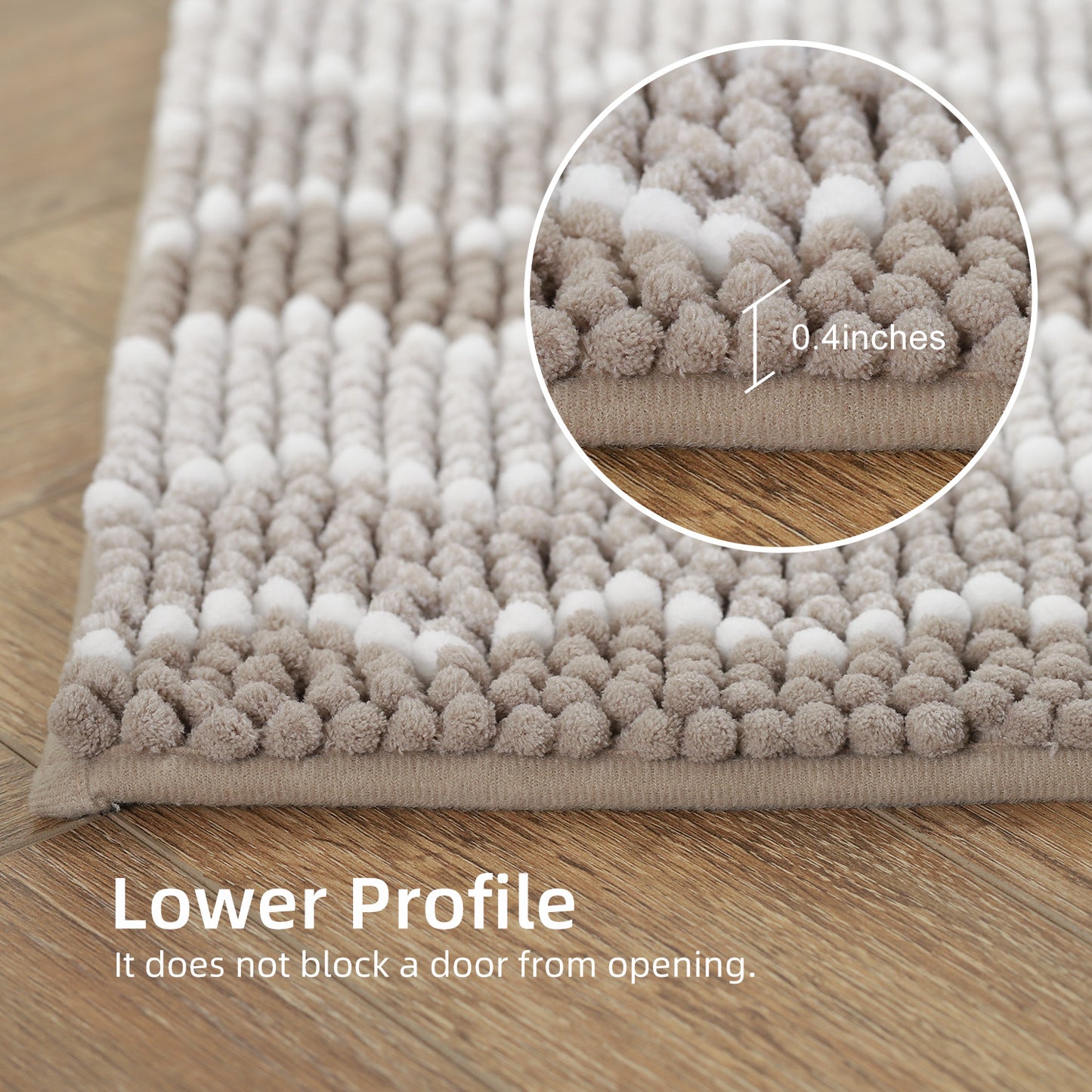Kasentex Soft Absorbent Durable Non-Slip Bathroom Rug Mat, Room Decor, Graduation Gifts, Fathers Day Gift, Mother Gift