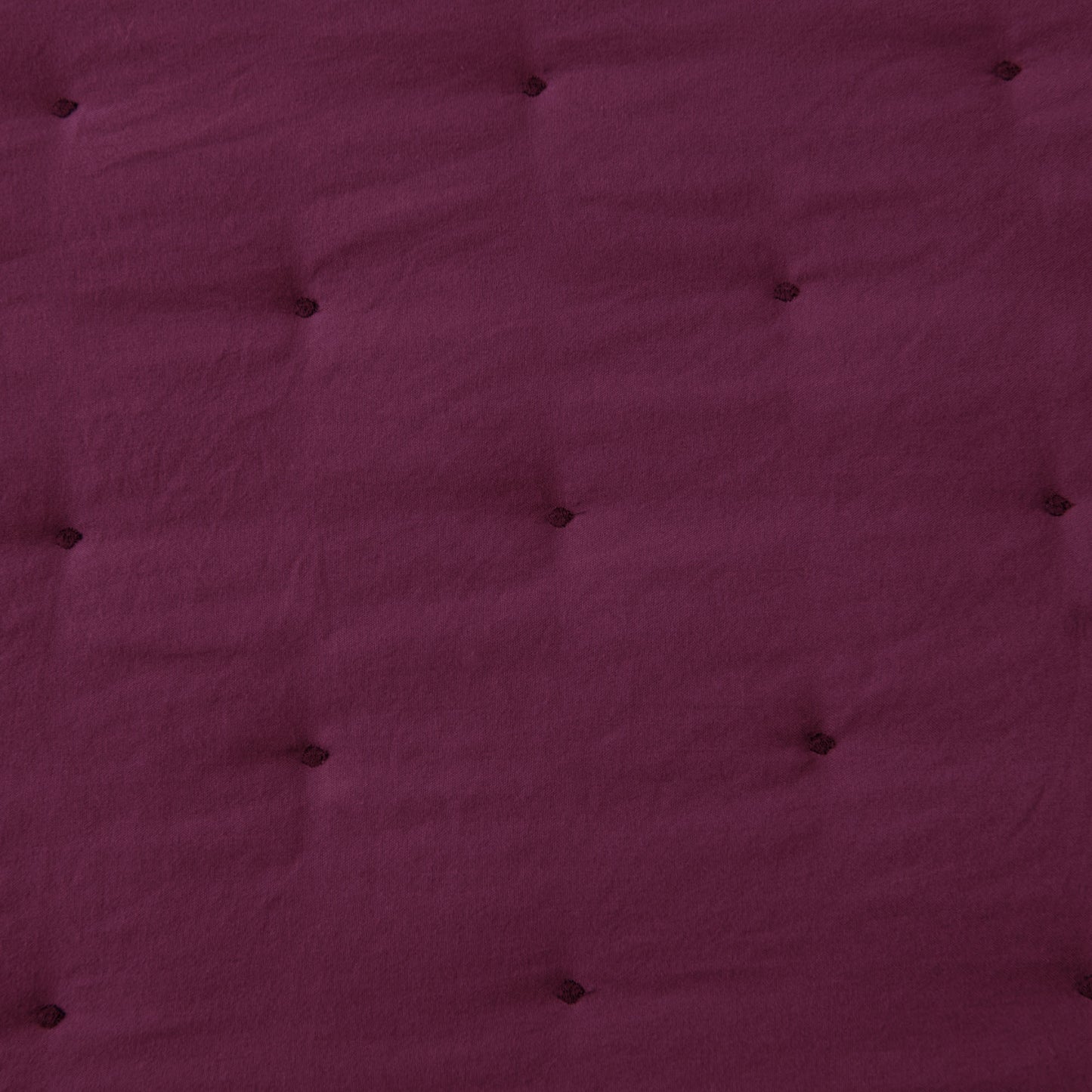 Kasentex Ultra Soft Nostalgic Dot Stitch Stone Washed Quilt Set, Red, Room Decor, Graduation Gifts