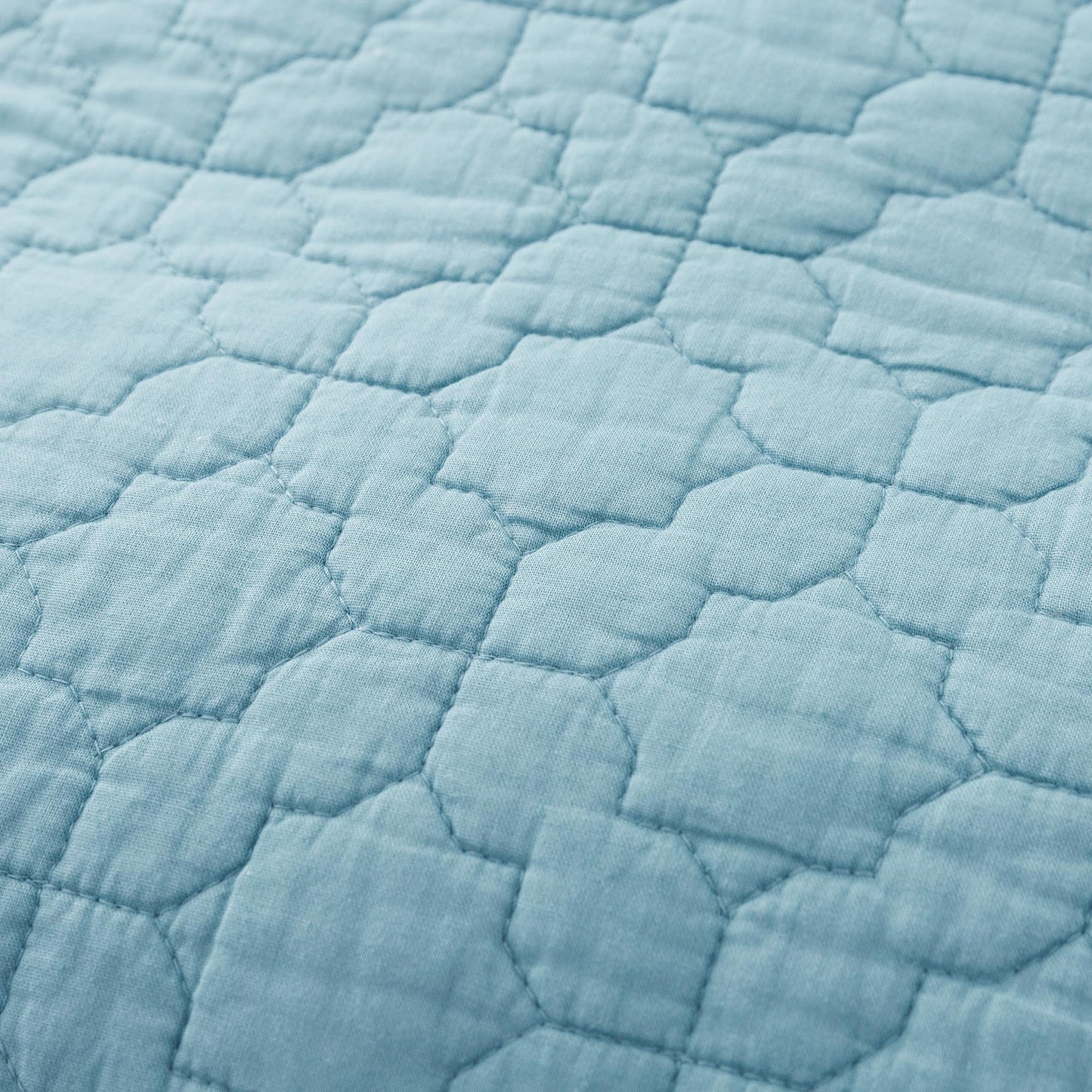 Kasentex Ultra Soft Coastal Design Bedspread Set, Green or Yellow