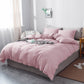 All Season 100% Quilt Cover with Shams- Pink