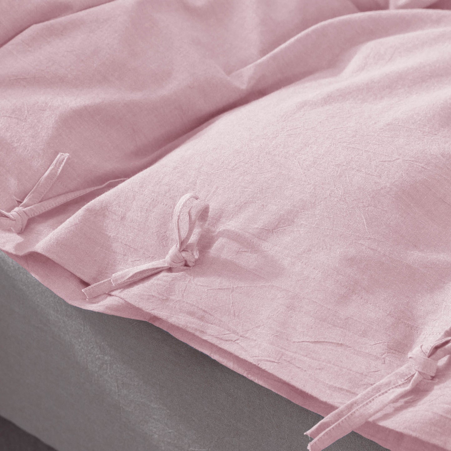 Kasentex 100% Cotton Summer All Season Ultra Soft Duvet Cover Set, Blue, Grey, Pink, White, Twin, Queen, King, Room Decor, Graduation Gifts