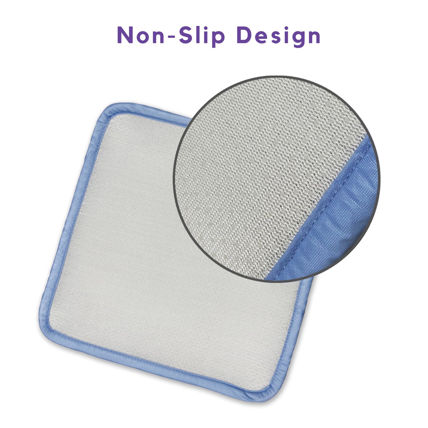Kasentex Yoga Meditation Square Cushion, Blue or Gray or Green