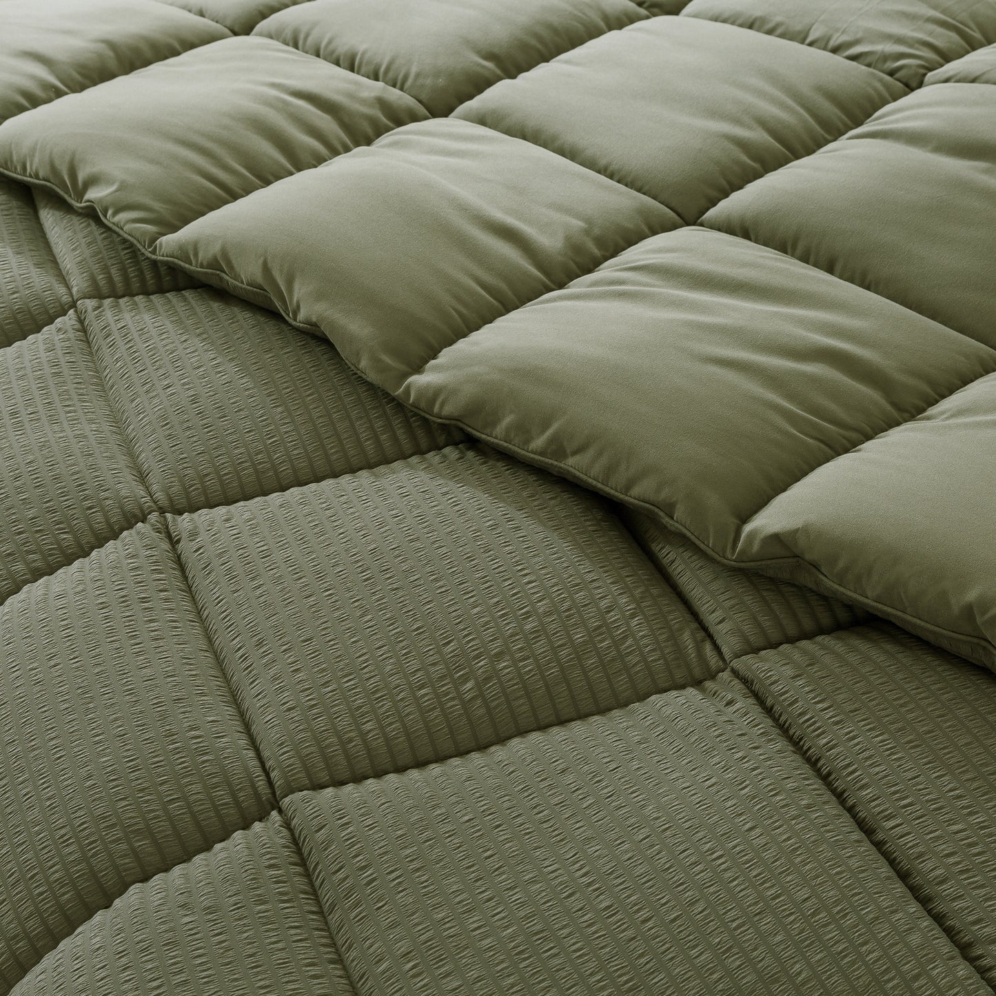 White Down Alternative Reversible Comforter