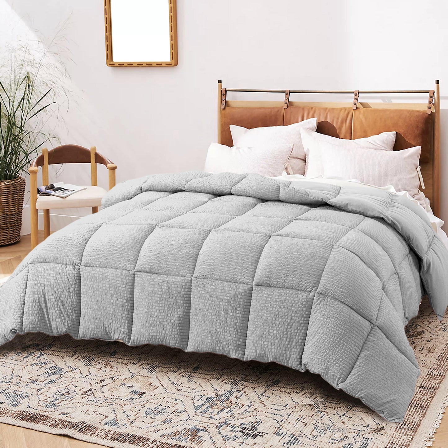 White Down Alternative Reversible Comforter