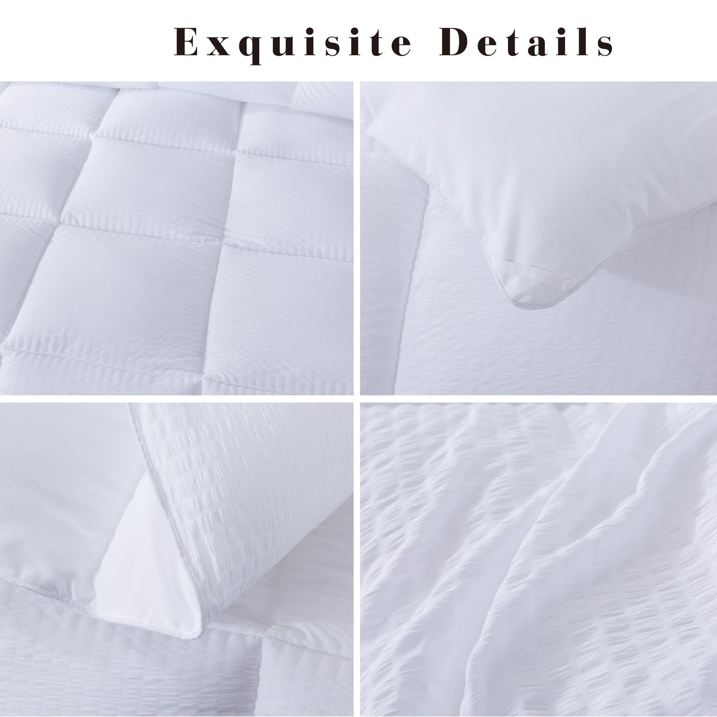 White Down Alternative Reversible Comforter