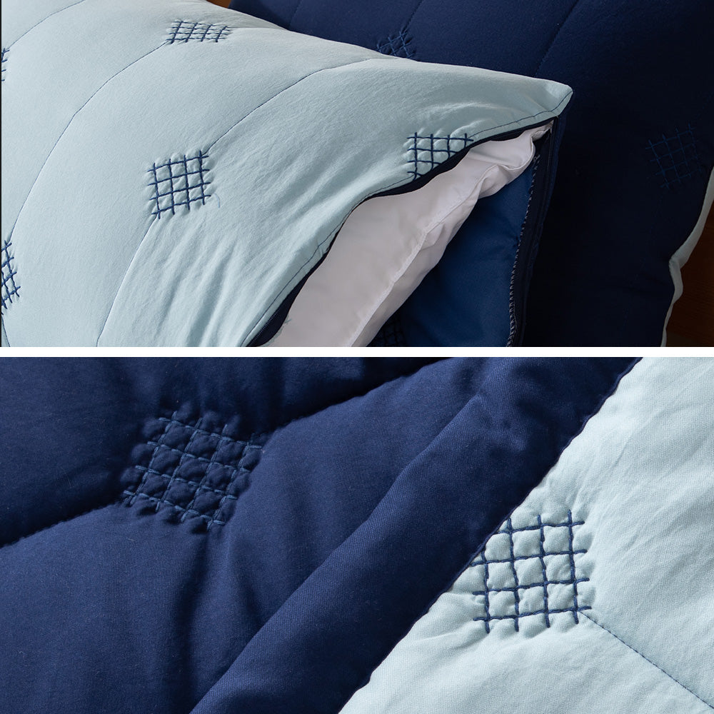 Kasentex Ultra Soft Lightweight All Season Quilt Bedspread Set, Room Decor, Graduation Gifts