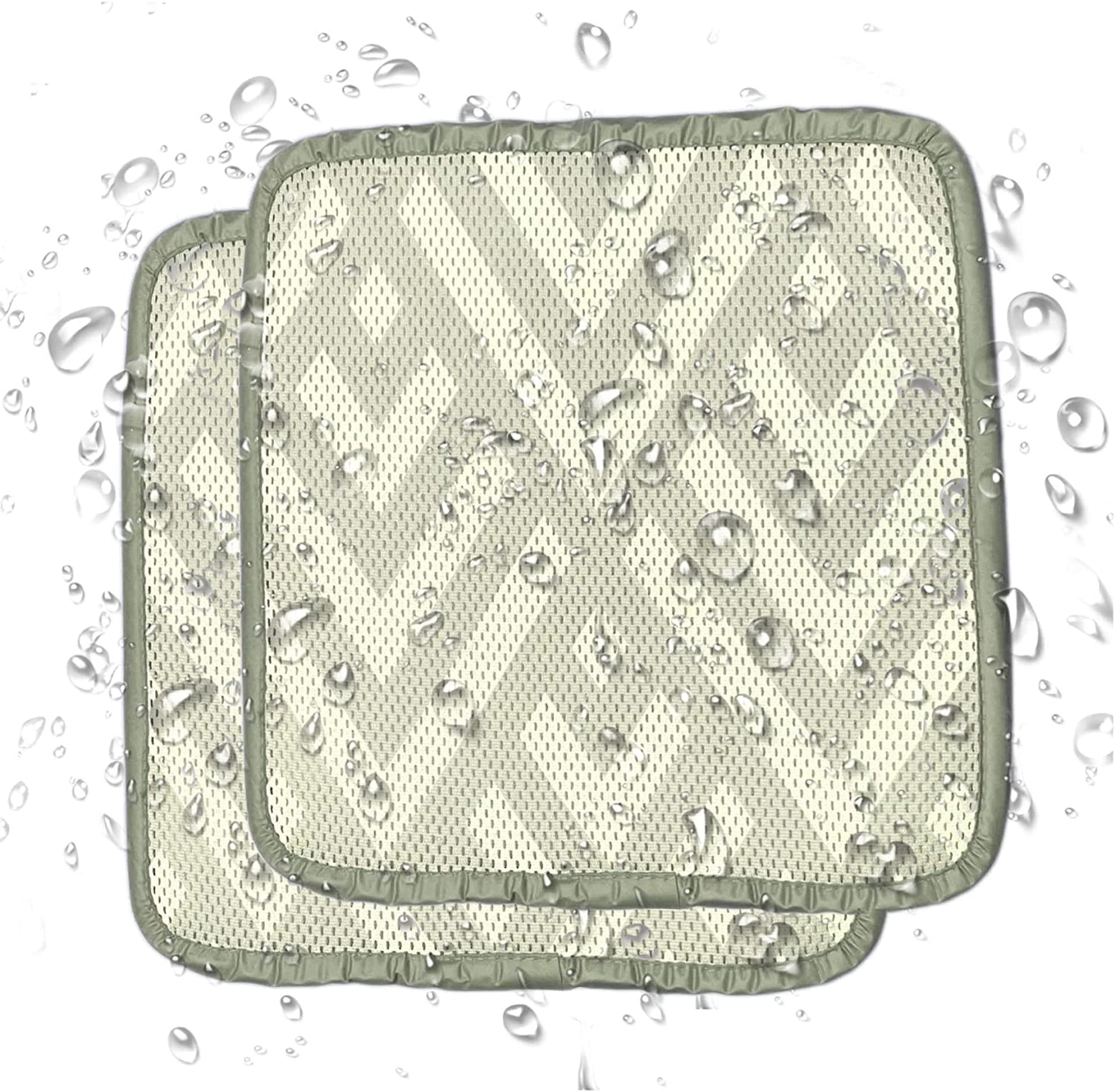 Kasentex Yoga Meditation Square Cushion, Blue or Gray or Green