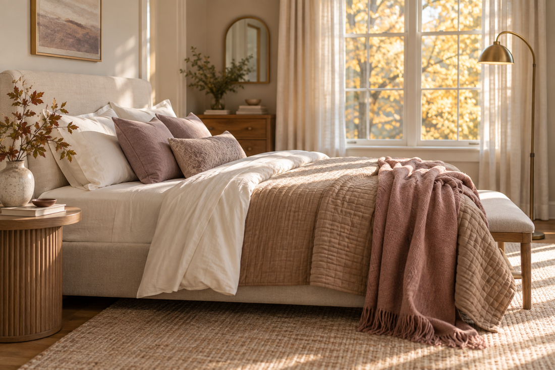 Welcome Fall with a Cozy Bedding Refresh