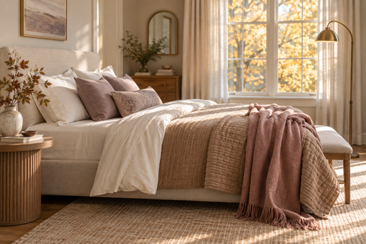 Welcome Fall with a Cozy Bedding Refresh