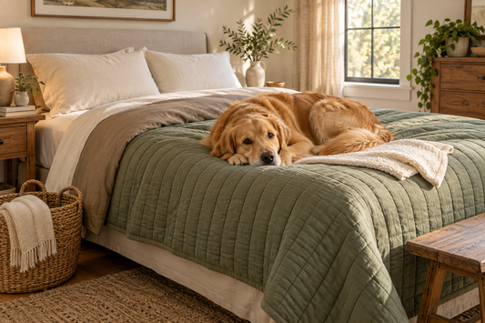 A Beautiful Bed You Can Share with Your Pets