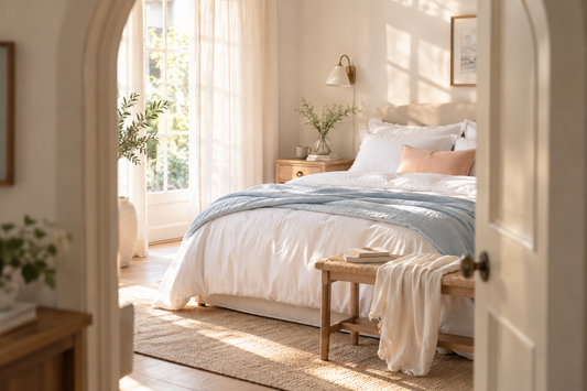 Soft Mornings, Restful Nights: A Calming Bedroom Routine