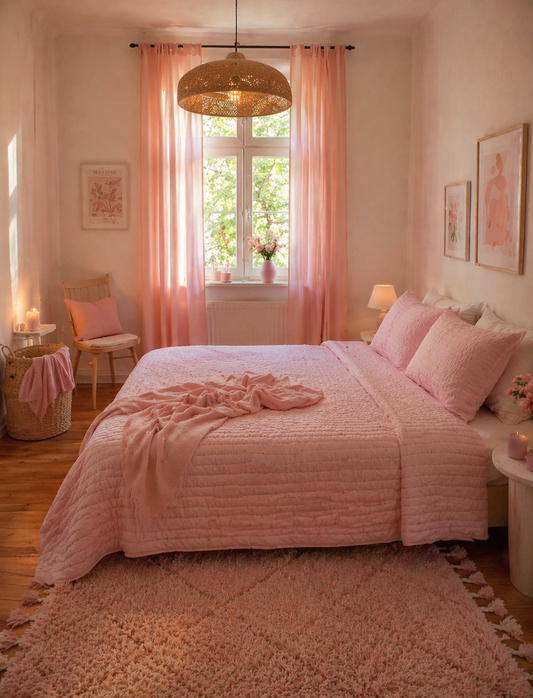 Los dormitorios rosas no son solo lindos: he aquí por qué funcionan.