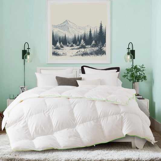 Goose Down Feather Comforters: Your Year-Round Bedding Solution