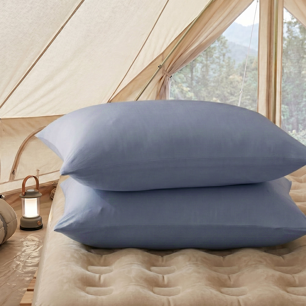 Kasentex Cooling Pillowcases for Outdoors & Camping - Set of 2 Pillowcovers