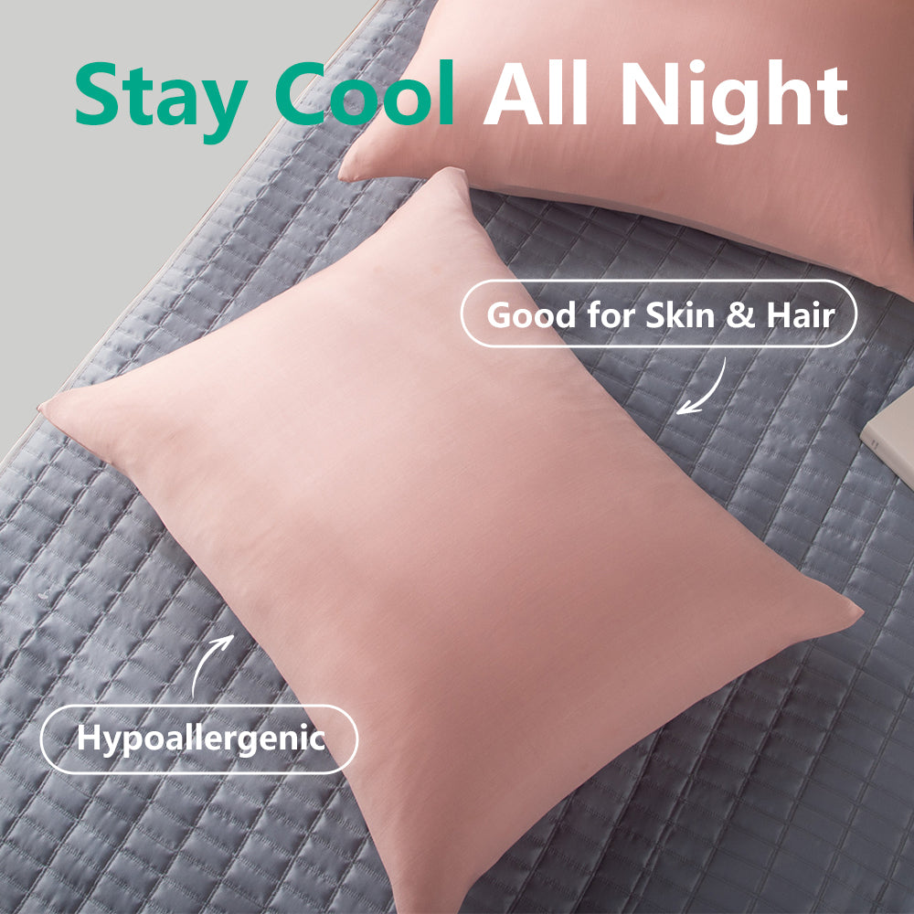 Kasentex Cooling Pillowcases for Outdoors & Camping - Set of 2 Pillowcovers