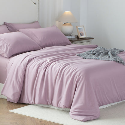 Kasentex Summer Duvet Cover Bedding Set with Duvet Cover, Pillowcase, Fitted Sheet, Hypoallergenic and Breathable, Room Decor, Graduation Gifts