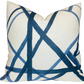 Channels Pillow Cover in Periwinkle Blue, Kelly Wearstler Textiles