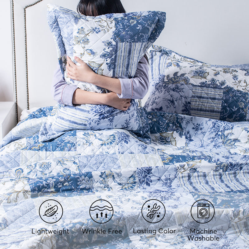 Kasentex Queen Quilt Set - Wholesale Carton - 8 Units