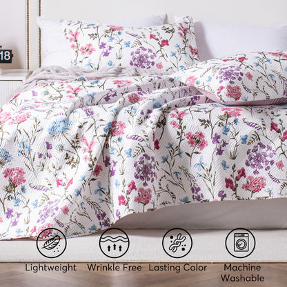 Kasentex Queen Quilt Set - Wholesale Carton - 8 Units