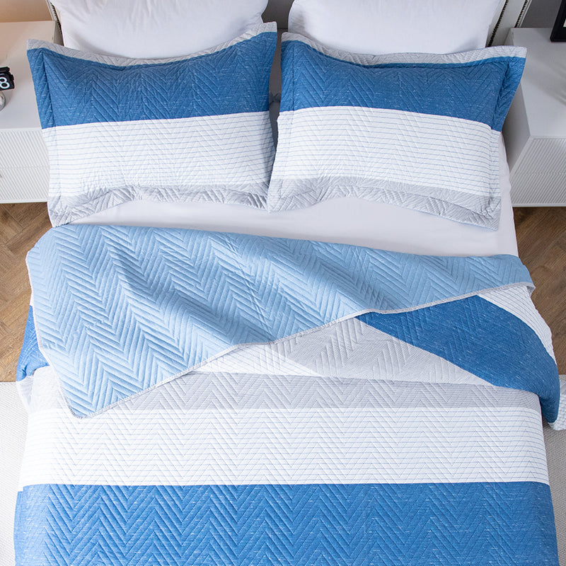 Kasentex Queen Quilt Set - Wholesale Carton - 8 Units