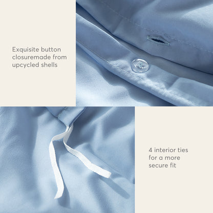 Kasentex Summer Duvet Cover Bedding Set with Duvet Cover, Pillowcase, Fitted Sheet, Hypoallergenic and Breathable, Room Decor, Graduation Gifts