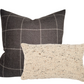 Bancroft Wool Pillow Cover in Sable Brown, Schumacher Textiles