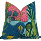 Albero Pillow Cover in Blue, Thibaut Pillows