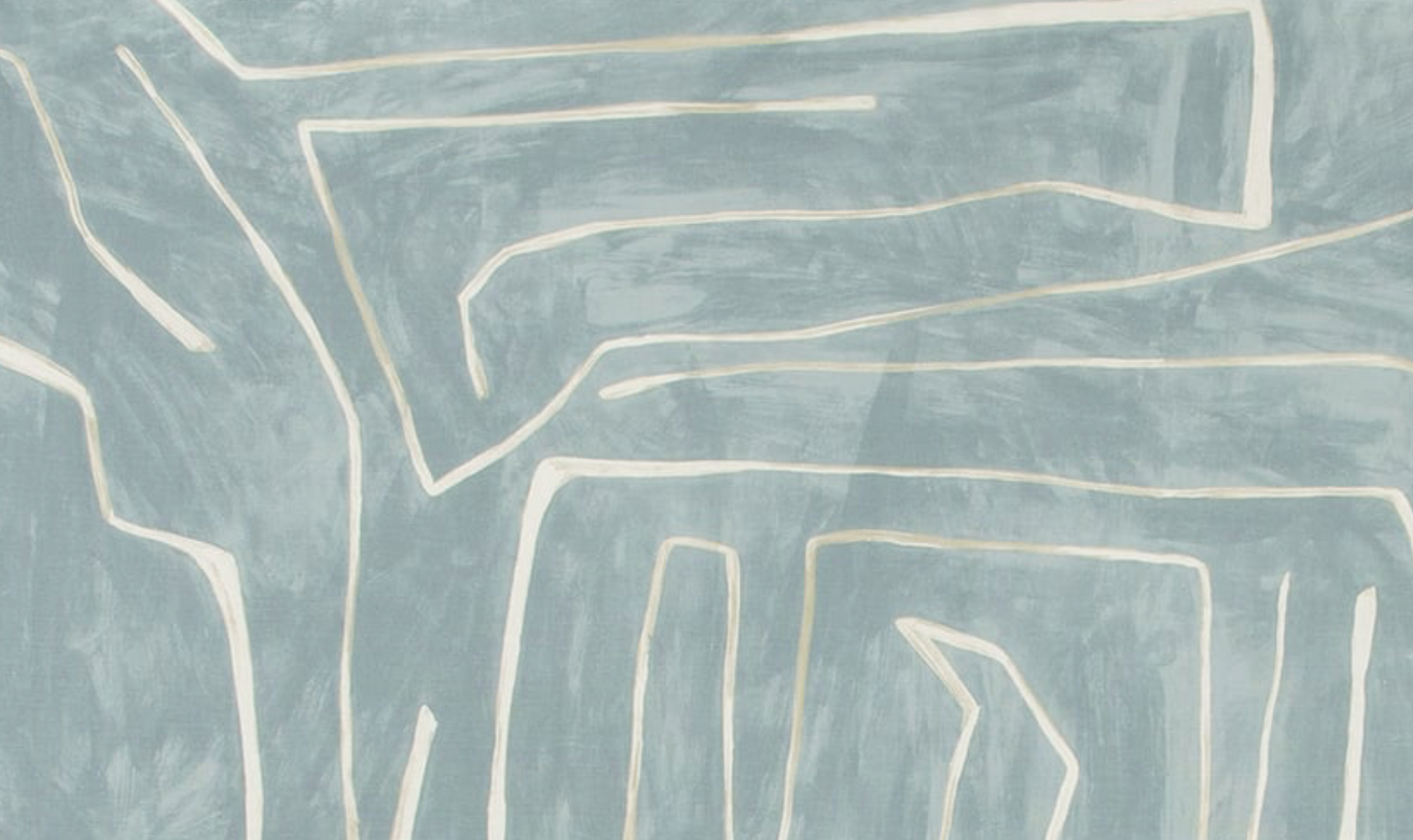 Graffito Pillow Cover in Deep Sky, Kelly Wearstler Textiles