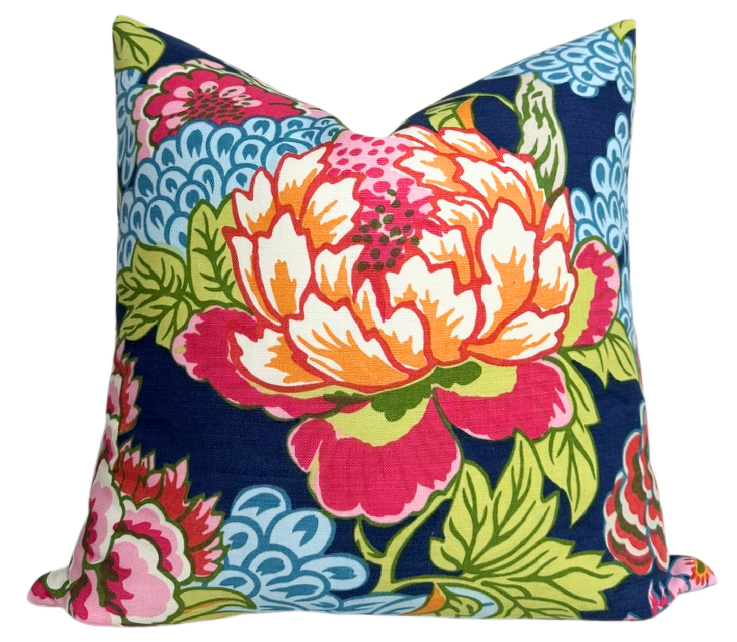 Honshu Pillow Cover in Navy, Thibaut Pillows