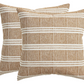 Dash Dot Pillow Cover in Rattan, Walter G Pillows, Decorative Throw Pillows