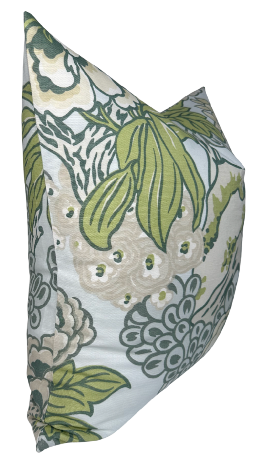 Honshu Pillow Cover in Robins Egg, Thibaut Pillows