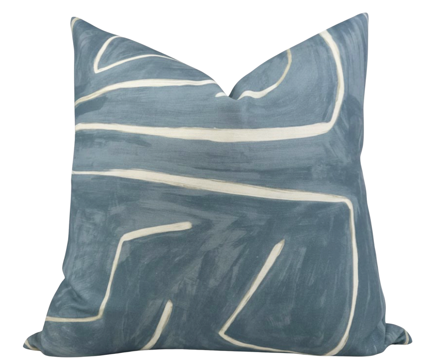 Graffito Pillow Cover in Deep Sky, Kelly Wearstler Textiles