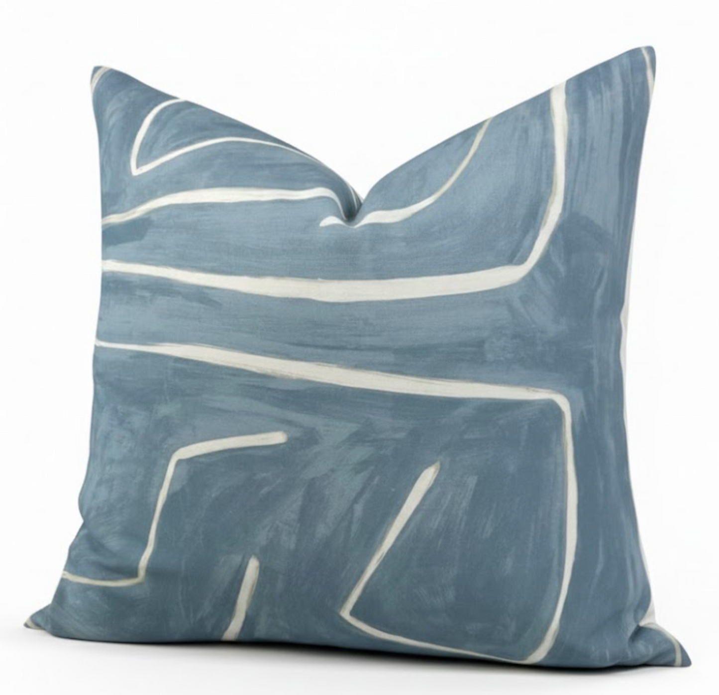 Graffito Pillow Cover in Deep Sky, Kelly Wearstler Textiles